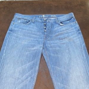 7 For All Mankind Size 36x30 cotton straight jeans